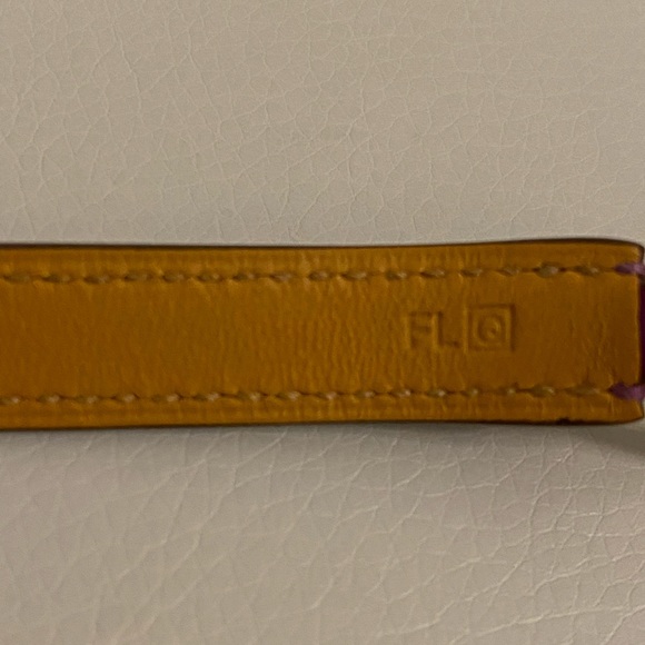 Authentic Hermes Rivale double tour leather bracelet - Picture 4 of 8
